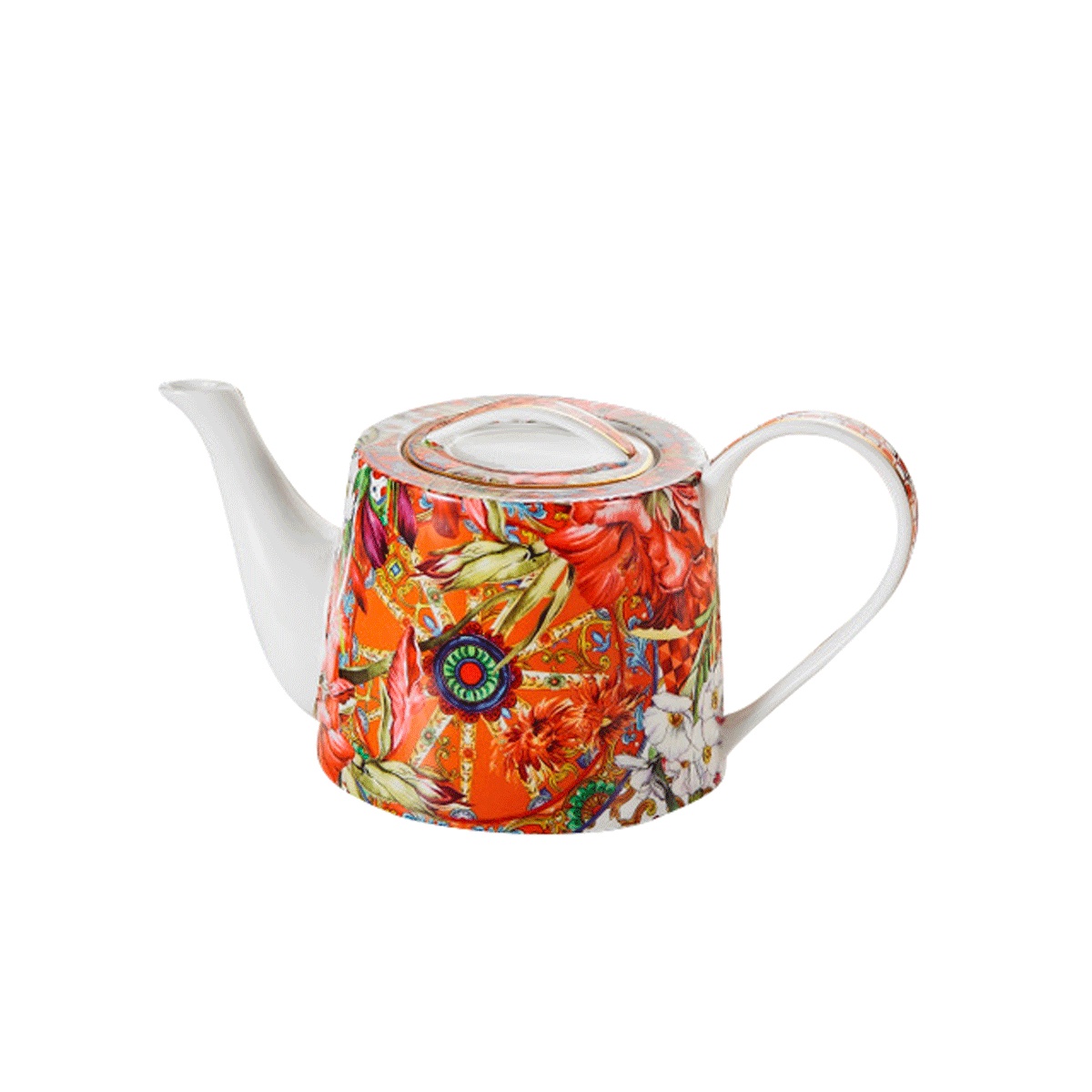 Kanne Porzellan 1,3 l - Pompös-Kollektion Dekor Dschungel rot E21E7912-1913-494E-90A6-916EA6993FDB.jpg