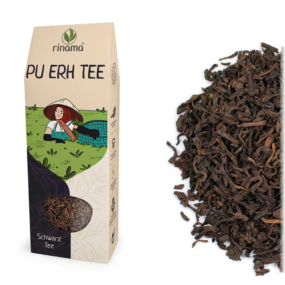 Pu Erh Tee 100 g/Pkg naturbelassene Schwarzteemischung 68499B8F-E74D-4A42-A29F-9649E146B507.jpg