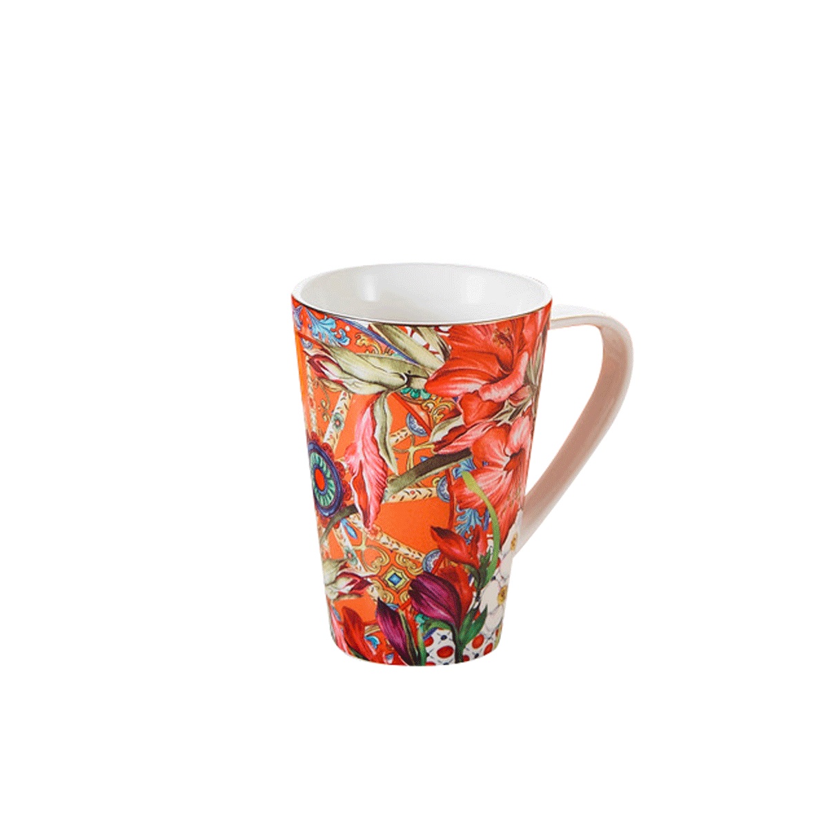 Becher Porzellan 0,35l  Pompös Kollektion Dekor Dschungel rot BB61B99A-92E5-47B1-A4EE-65CD941D1D12.jpg