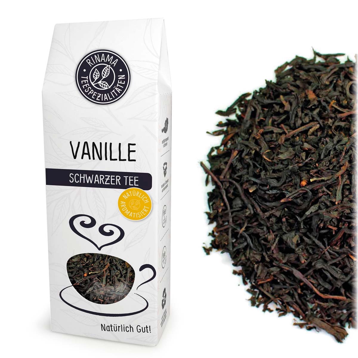 Vanille 85 g/Pkg natürlich aromatisierte Schwarzteemischung FB3AEE3D-B9E4-4194-BC1C-BD3C7F7C437C.jpg