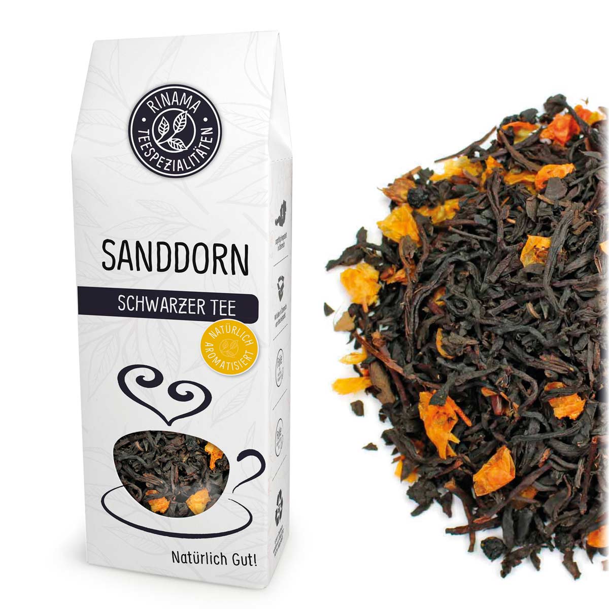 Sanddorn 85 g/Pkg natürlich aromatisierte Schwarzteemischung 3A5E3D5C-5816-480A-848F-39D9A2418CA4.jpg