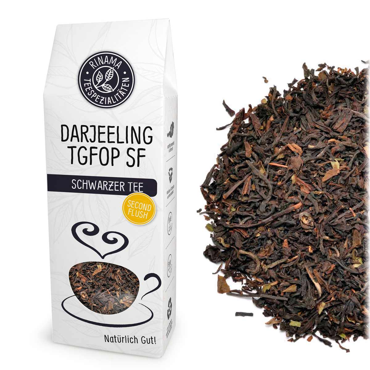 Darjeeling TGFOP SF (Bio) 90 g/Pkg naturbelassener Schwarztee Second Flush 39CA7550-8B4E-4284-977B-BCFB2FDD3988.jpg