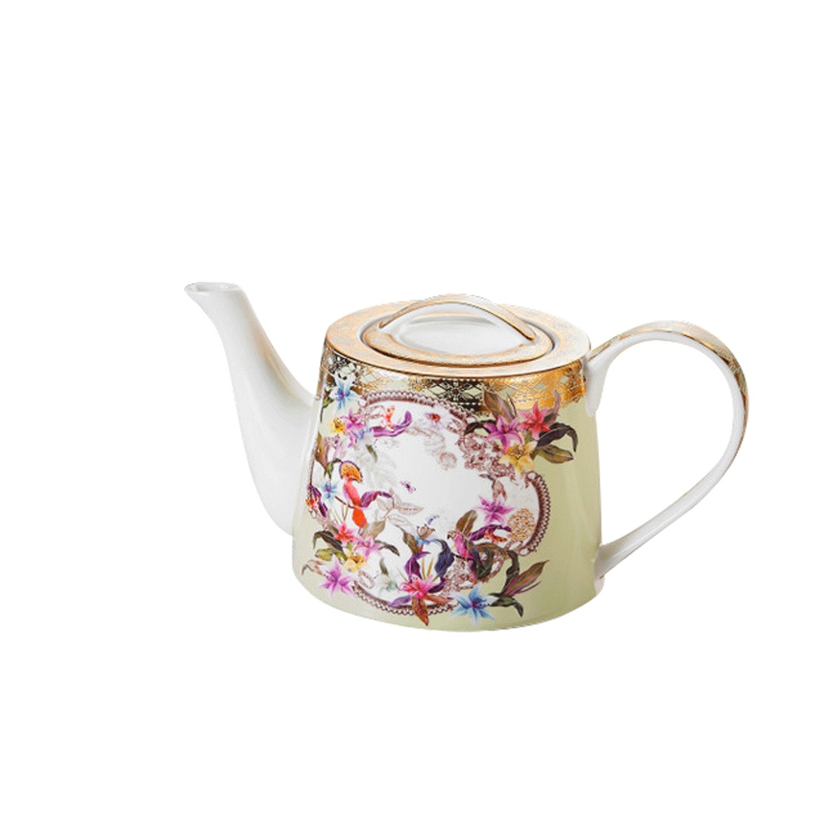 Kanne Porzellan 1,3 l - Pompös-Kollektion Dekor Dschungel grün 0F39890D-6BD1-4108-BF54-FB5D1CB31C9E.jpg
