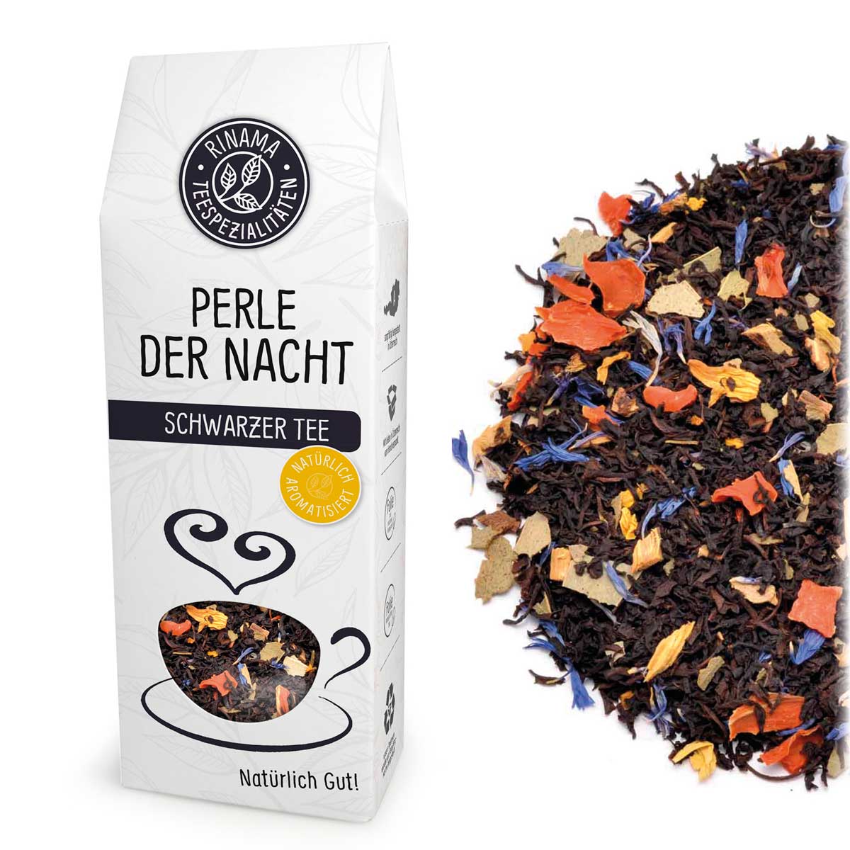 Perle der Nacht 85 g/Pkg natürlich aromatisierte Schwarzteemischung 36528B4E-3AB2-436D-B1A2-F28EBA792325.jpg
